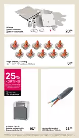 Karwei folder week 40 Pagina 51: Attema grondkabeldoos/gietmof waterdicht €20,99, Wago lasklem, 3-voudig €6,99