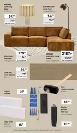 Karwei folder week 40 Pagina 9: Legset vloeren €8,49, Karwei tafellamp Saar €24,49