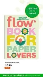The Read Shop folder Pagina 35: Flow Book for Paper Lovers €26,99
