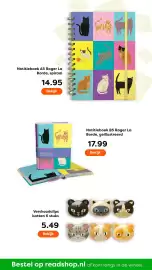 The Read Shop folder Pagina 41: Vershoudclips katten €5,49, Roger la Borde Notitieboek B5 €17,99