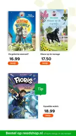 The Read Shop folder Pagina 9: Floris en Meneer Tortellini Expeditie walvis €18,99, Paul van Loon De geheime weerwolf €16,99