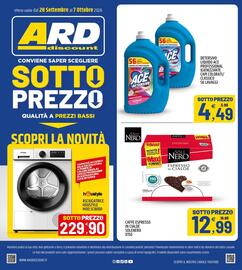 Volantino Ard Discount Pagina 20: Detersivo liquido Ace professional igienizzante capi colorati/classico €4,49