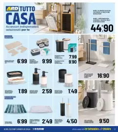 Volantino Ard Discount Pagina 17: Tappeto bagno San Diego €6,99, Portascopino in metallo Kasaviva €4,50