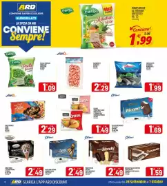 Volantino Ard Discount Pagina 8: Crepes Tesori del Cuoco €1,49, Optimo Ricoperto al Cacao €1,69