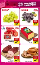 Carrefour Market gazetka tydzień 40 Strona 2: Szynka Tatrzańska €34,90, Winogrona Białe €3,99