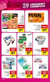 Carrefour Market gazetka tydzień 40 Strona 4: Deser czekoladowy Zott €8,99, Jogurt do picia ACTIVIA DANONE €8,50