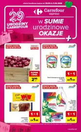 Carrefour Express gazetka tydzień 40 Strona 1: Polskie jabłka Red Prince €2,99