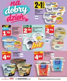 Topaz gazetka tydzień 40 Strona 16: Pudding PROfeel Vanilla & Meringue Valio €4,49, Jogurt kremowy biszkoptowy Danone €1,79