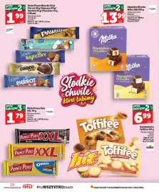 Topaz gazetka tydzień 40 Strona 28: Wafel Prince Polo XXL Black €1,79, Bombonierka Toffifee €6,99