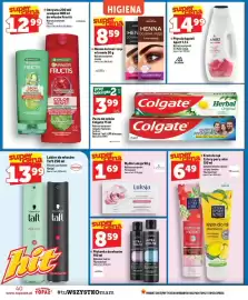 Topaz gazetka tydzień 40 Strona 40: Henna do brwi i rzęs w kremie Joanna €8,59, Pasta do zębów Colgate €3,99