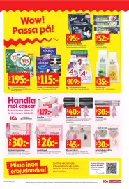 ICA Kvantum reklamblad vecka 40 Sida 9: Bindor, trosskydd storpack €115,00, Kronljus, Medlemspris