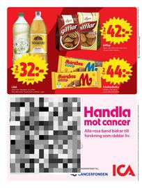 ICA Nära reklamblad vecka 40 Sida 8: LOKA CRUSH TROCADERO med smak av Päron 14% fruktjuice ZERO SUGAR Pagen Pagen gifflar