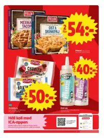 ICA Nära reklamblad vecka 40 Sida 7: Kyld sås €40,00, Kryddkorv €50,00