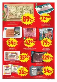 ICA Maxi reklamblad vecka 40 Sida 2: Ingelsta kalkonbröstfile €72,00, Scan bacon €26,00