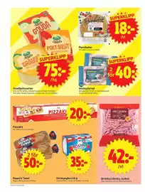 ICA Supermarket reklamblad vecka 40 Sida 2: Arla familjefavoriter €75,00, Lönneberga smörgåsmat €40,00