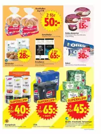 ICA Supermarket reklamblad vecka 40 Sida 9: Lindt Excellence €65,00, Oreo Kakor €30,00