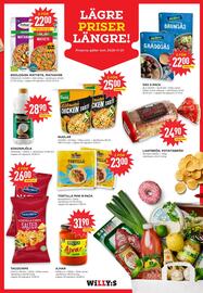 Willys reklamblad vecka 40 Sida 12: LANTBRÖD, POTATISBRÖD €24,90, TACOCHIPS €26,00