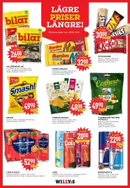 Willys reklamblad vecka 40 Sida 11: LÄSK 6-PACK €52,90, CHOKLADKAKA €32,00