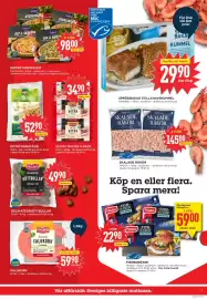 Willys reklamblad vecka 40 Sida 7: SPRÖDBAKAD STILLAHAVSKUMMEL €29,90, SKIVAT BACON 3-PACK €34,90