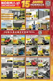 Norma Prospekt woche 41 Seite 19: XXL-Gewächshaus €59,99, Rüttelplatte HP1200S €349,00