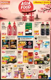 Norma Prospekt woche 41 Seite 7: Tao Kristallsalz €4,99, Tao Udon-/Ramennudeln €1,29