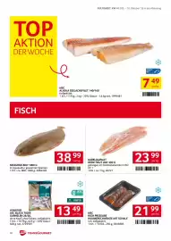 Transgourmet Flugblatt woche 41 Seite 10: Vonatur ASC Black Tiger Garnelen €13,49, Seezunge €38,99