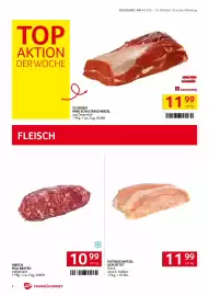 Transgourmet Flugblatt woche 41 Seite 6: Putenschnitzel Geplättet €11,99, Hirsch Rollbraten €10,99