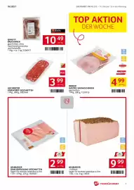 Transgourmet Flugblatt woche 41 Seite 7: Hochreiter Käsewurst geschnitten €3,99, Berger Gastro-Saunaschinken €4,99