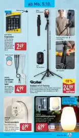 Aldi Nord Prospekt woche 41 Seite 21: WORKZONE 3-in-1-Steckdosenadapter €6,99, AMBIANO Aufrollbares 3-in-1-Lade-kabel €4,99