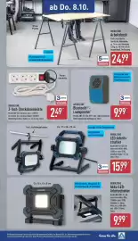 Aldi Nord Prospekt woche 41 Seite 25: WORKZONE Bluetooth®-Lautsprecher €9,99, WORKZONE 3-fach-Steckdosenleiste €2,49