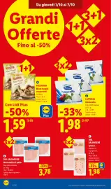 Volantino Lidl settimana 40 Pagina 10: Mortadella di pollo €3,78, Latteria Mozzarella €1,98