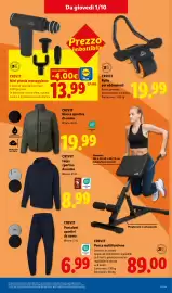 Volantino Lidl settimana 40 Pagina 29: Crivit Rullo per addominali €19,99, CRIVIT Giacca sportiva da uomo €19,99