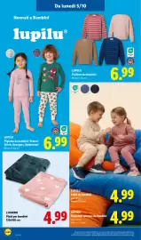 Volantino Lidl settimana 40 Pagina 38: Plaid per bambini €4,99, Lupilu Felpa da bambini €4,99