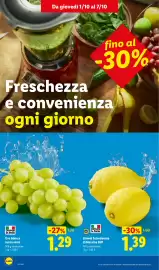 Volantino Lidl settimana 40 Pagina 4: Limoni Interdonato €1,39