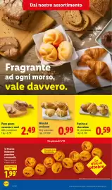 Volantino Lidl settimana 40 Pagina 42: Pane grano saraceno e noci €2,49, Panino al cioccolato €0,59