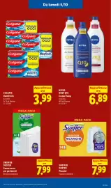 Volantino Lidl settimana 40 Pagina 45: NIVEA BODY Q10 Creme Pump €6,89, Swiffer Duster Panno secco per pavimenti €7,99