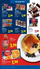 Volantino Lidl settimana 40 Pagina 49: McKennedy Mini muffin con gocce di cioccolato €1,99, McKennedy Popcorn €3,29