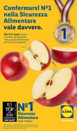 Volantino Lidl settimana 40 Pagina 7: Confermarsi Nº1 nella Sicurezza Alimentare vale davvero. Per il 2° anno siamo