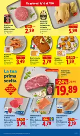 Volantino Lidl settimana 40 Pagina 9: Maxi cotoletta di tacchino €2,79, Nuggets di tacchino €1,59