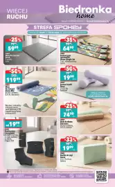 Biedronka gazetka Strona 2: Mata do ćwiczeń Home Mat €119,90, Zestaw hantli Bone €19,99