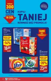 ALDI gazetka tydzień 40 Strona 12: Vizir All-in-1 PODS DO KOLORÓW €23,99, Ptasie Mleczko €18,89