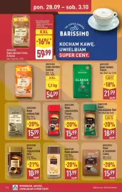 ALDI gazetka tydzień 40 Strona 24: Barissimo Coffee Pads Crema €15,99, Kawa rozpuszczalna Classic Barissimo €15,99