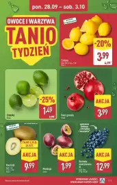 ALDI gazetka tydzień 40 Strona 5: Cytryny €3,99, Owoc granatu €3,99