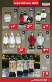 ALDI gazetka tydzień 40 Strona 5: Luks €3,99, Znicz Serce średni €9,99