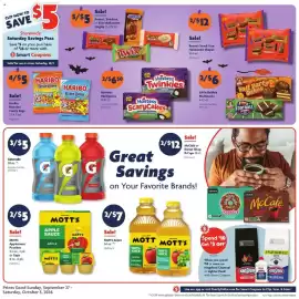 Family Dollar weekly ad week 40 Page 2: Reese's, Snickers, or Twix Halloween Singles €5,00