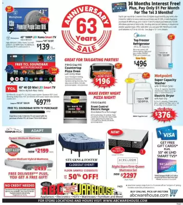 ABC Warehouse (valid until 3-10)
