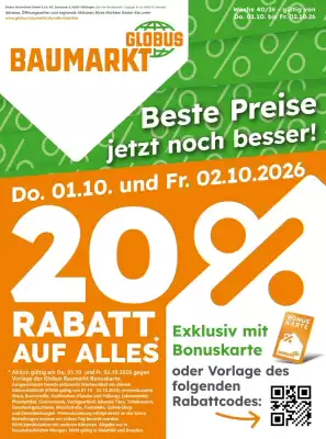 Globus Baumarkt (gültig bis 2-10)