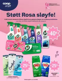Coop Prix kundeavis uke 40 Side 6: COMFORT TØYMYKNER €43,90, OMO FLYTENDE TØYVASK €62,90