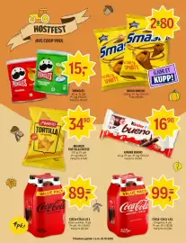 Coop Prix kundeavis uke 40 Side 9: MAARUD TORTILLA CHEESE €34,90, KINDER BUENO €16,90