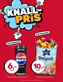 Coop Marked kundeavis uke 40 Side 9: Nidar smågodt i løsvekt €10,00, Pepsi MAX €6,00